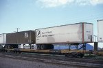 TTX 158161 with CNW and WP trailers